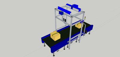 2，DWS物件动态自动体积测量/称重/条码扫描系统