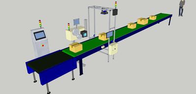 1，DWS物件动态自动体积测量/称重/条码扫描系统