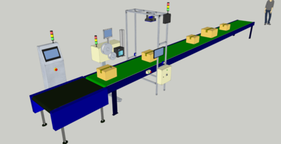 3  DWS物件动态自动体积测量/称重/条码扫描系统